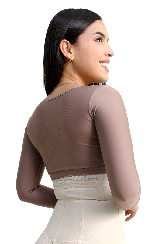 Brasier Con Mangas De Spandex