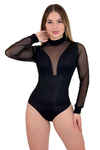 Body moldeador manga larga